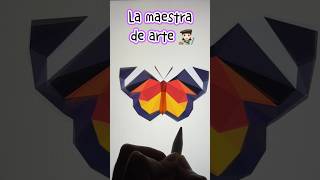 Cuando piden dibujar una mariposa 🦋 dibujo drawing art [upl. by Llehcar]