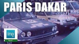 Départ du 1er ParisDakar en 1978  Archive INA [upl. by Annoyi237]