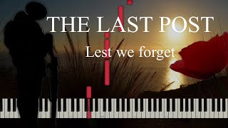 The Last Post  ANZAC Day amp Remembrance Day  Piano Tutorial [upl. by Sheedy]