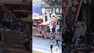 岸和田だんじり祭 ダイジェスト やりまわし カンカン場 ① 岸和田だんじり祭り 2023 Kishiwada Danjiri Matsuri Festival shorts [upl. by Yaron595]