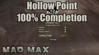 Mad Max  Hollow Point Camp  All Collectibles Scrap Insignia Oil Well Part  Jeets Territory [upl. by Cirala]