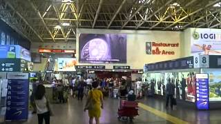 TecnoVISION LED Display Milano  Aeroporto Malpensa Terminal 1 [upl. by Nodyarg]