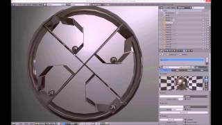 A Perpetual Motion Over Balanced Wheel Using Blender Game Engine Physics [upl. by Sarita]