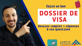 Dossier de VISA Etudes en France complet et réponses à toutes les questions [upl. by Georgeanna221]