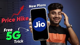 Jio Recharge Price Increase News 2024  New Recharge Plans 😍 Secret Trick for FREE 5G  Price Hike [upl. by Fraase545]