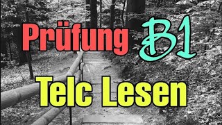 TELC B1 B1 PRÜFUNG LESEVERSTEHEN MODELLTEST 1 teil 1 mit Lösung [upl. by Iormina]