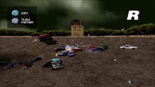 Destruction Derby 2 PS1 Total Destruction [upl. by Maryjane]