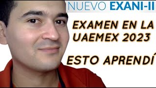 Examen de admisión en la UAEMEX 2023  Esto aprendí [upl. by Niai]