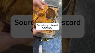 Sourdough discard crackers sourdough sourdoughcrackers [upl. by Ruscio]