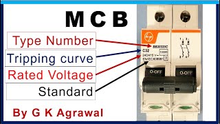 MCB breaker nameplate rating plate  data printed on the MCB [upl. by Madi]