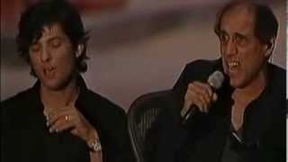 Adriano Celentano amp Fiorello  Lemozione non ha voce LIVE 2001 [upl. by Oirretna]