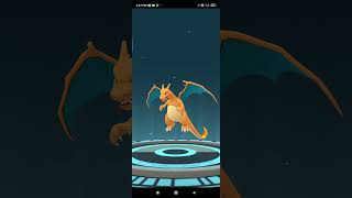 Charmeleon evolution into Mega Charizard in Pokemon Go [upl. by Raouf761]