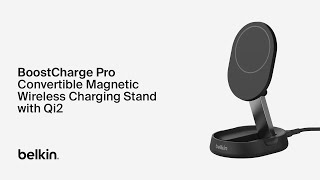 BoostCharge Pro Convertible Magnetic Wireless Charging Stand with Qi2 15W [upl. by Enomor230]