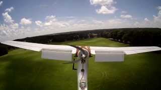 Skywalker 1680 HKPilot RTL Test and Full Flap Landing [upl. by Lesde413]