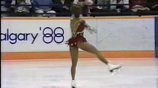 Jill Trenary USA  1988 Calgary Ladies Long Program [upl. by Ddot]