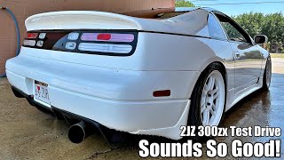 Single Turbo 2JZGTE 300ZX Test Drive🏎️ [upl. by Gerta]