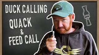 Duck Calling Instructional  How to Blow a Duck Call  Part 1 [upl. by Richard311]