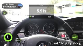 Xhp BMW e90 6hp stock vs Xhp stage 3 [upl. by Clover]