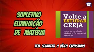 CEEJA  Eliminação de Matéria SHORTS [upl. by Daugherty]