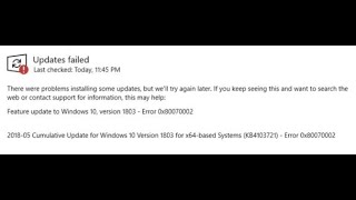 如何修复Windows 11 更新中的错误代码0x80070002？ [upl. by Esirahc]