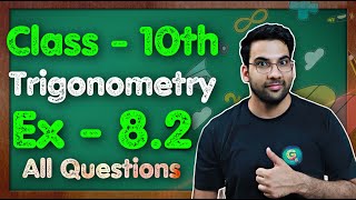 Class  10 Ex  82 Q1234 Trigonometry NCERT CBSE [upl. by Akihc122]