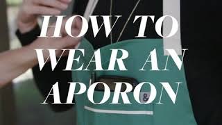 How to tie an Apron with Ellen Bennett of Hedley amp Bennett [upl. by Tolecnal597]