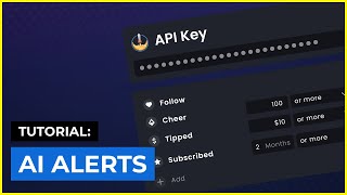 Tutorial Setup AI Alerts for StreamElements [upl. by Sollie106]