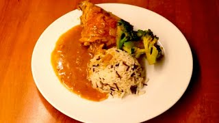 Poulet croustillant amp Sauce curry thaï servi avec brocoli  Repas pour la semaine  Recette  170 [upl. by Aicire]