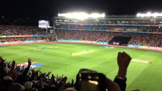 NZ vs SA 2015 World Cup SemiFinal  Grant Elliot winning 6 [upl. by Neda]