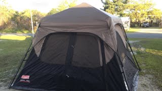 Coleman Rainfly Accessory for Instant Tent Review Test [upl. by Nidla]