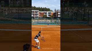 David Quayle vs Lorenzo Musetti Tennis Practice at The Academy SpringOnShorts Tennis Practice [upl. by Akinyt]