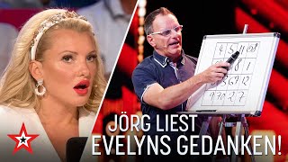 Wie macht er das Jörg liest Evelyns Gedanken  Das Supertalent vom 21112020 [upl. by Etteoj]