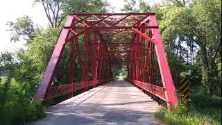 County Line Road Bridge Rush Hancock Counties [upl. by Duj]