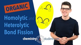 Homolytic and Heterolytic Bond Fission Alevel Chemistry [upl. by Acinyt]