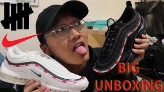 SEPOKAT  BIG UNBOXING Nike x Undefeated Air Max 97 OG  Hoodie GA TAHAN [upl. by Evangelia]