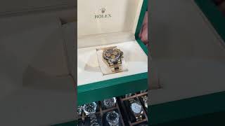 Rolex Daytona Black Dial Yellow Gold Mens Watch 116508 Review  SwissWatchExpo [upl. by Eugaet]