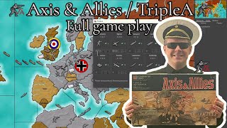 Axis amp Allies  TripleA  Full game play [upl. by Powell]