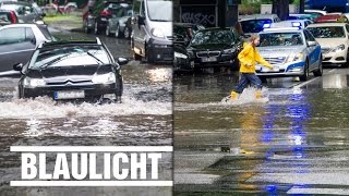 Unwetter in Hamburg  Feuerwehr im Dauereinsatz [upl. by Zeuqirdor]