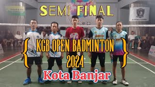 🛑LIVE SEMI FINAL KGB OPEN BADMINTON 2024  NAZWAAJAY [upl. by Vacla]