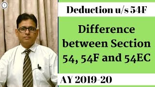 Capital Gain Tax  Distinction between 54 54F and 54 EC Deductions 2019  Part 3  Taxpundit [upl. by Magen]