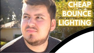 Cheap Foam Bounce Board  Cinematic Lighting Tips [upl. by Ihsir8]