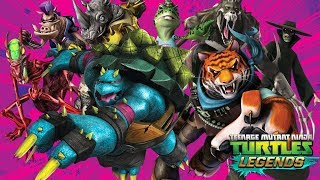 Rahzar Slash Rat King Rnb Stockman Fly Tiger Claw VS Kraang Prime  TMNT Legends [upl. by Sug]