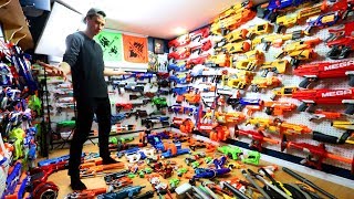 NERF GUN ARSENAL WITH OVER 300 BLASTERS [upl. by Socha]