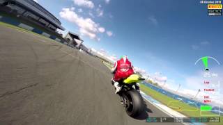 Donington GP Trackday Fast Group Sergejs Kravcenko R6 06 08102015 140 laps [upl. by Freddy303]