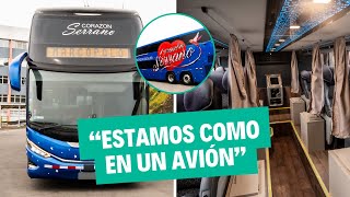 CORAZÓN SERRANO muestra por PRIMERA VEZ su nuevo y EXCLUSIVO y LUJOSO BUS [upl. by Ellivro691]