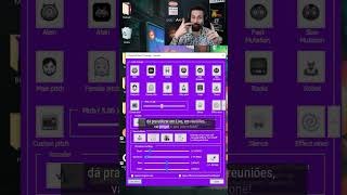 Como colocar efeitos de voz no microfone de graça pelo PC [upl. by Esiled]