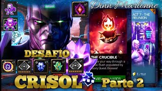 EL CRISOL DE MCOC MODO LEGENDARIO JEFES DEL ACTO 7 EXPLORACIÓN 100 PARTE 2🔥 VISIÓN Y GEMA R3 [upl. by Noyad563]