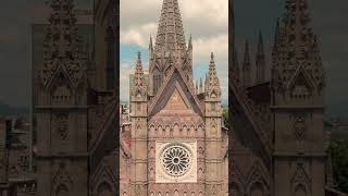 Templo Expiatorio Guadalajara 🇲🇽 dronevideo templo architecture [upl. by Leonerd336]