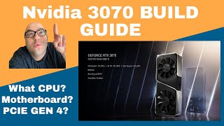 Nvidia RTX 3070 BUILD GUIDE CPU MOTHERBOARD PSU RAM [upl. by Dreeda]