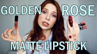 ★Матовые помады GOLDEN ROSE ★ Velvete matte  Longstay  Crayon ★ [upl. by Gauntlett]